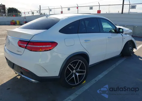 2016 Mercedes-Benz Gle 450 Amg Coupe 4Matic z USA, uszkodzony, nr VIN 4JGED6EB7GA013304